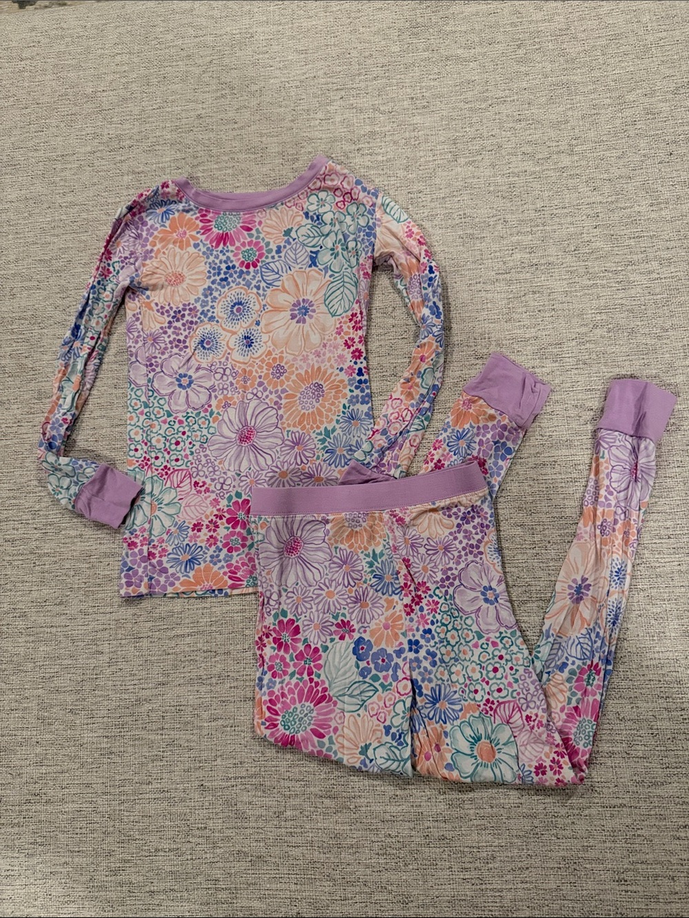Little Sleepies Floral Long Sleeve Pajama Set